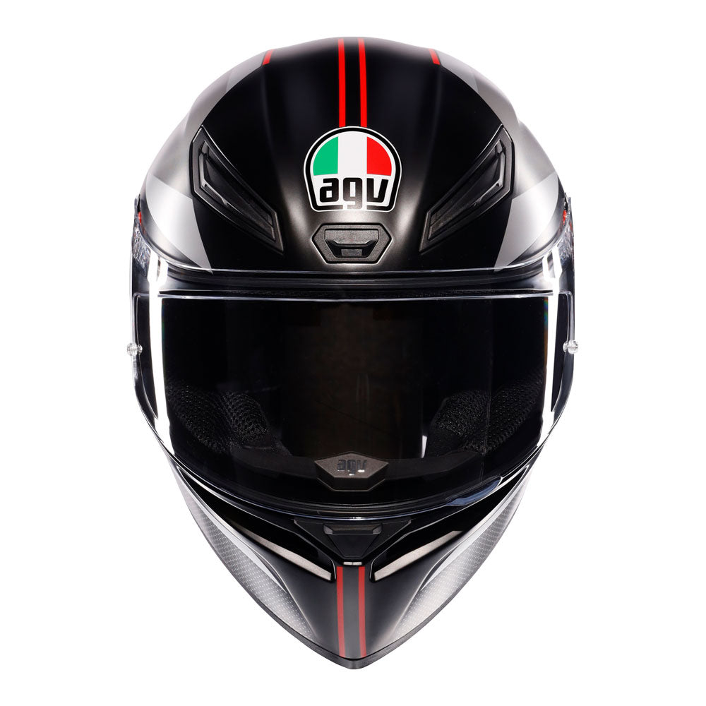 AGV K1 S Lap Matt Black/Grey/Red S