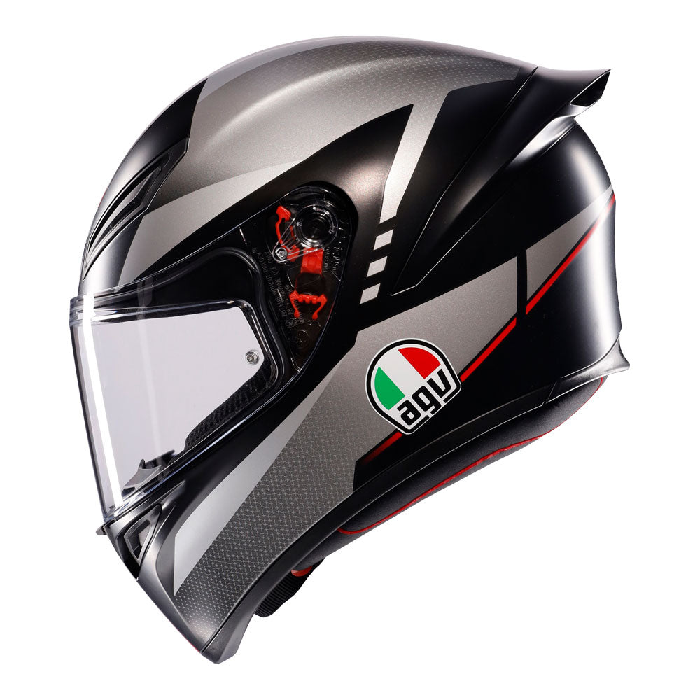 AGV K1 S Lap Matt Black/Grey/Red S