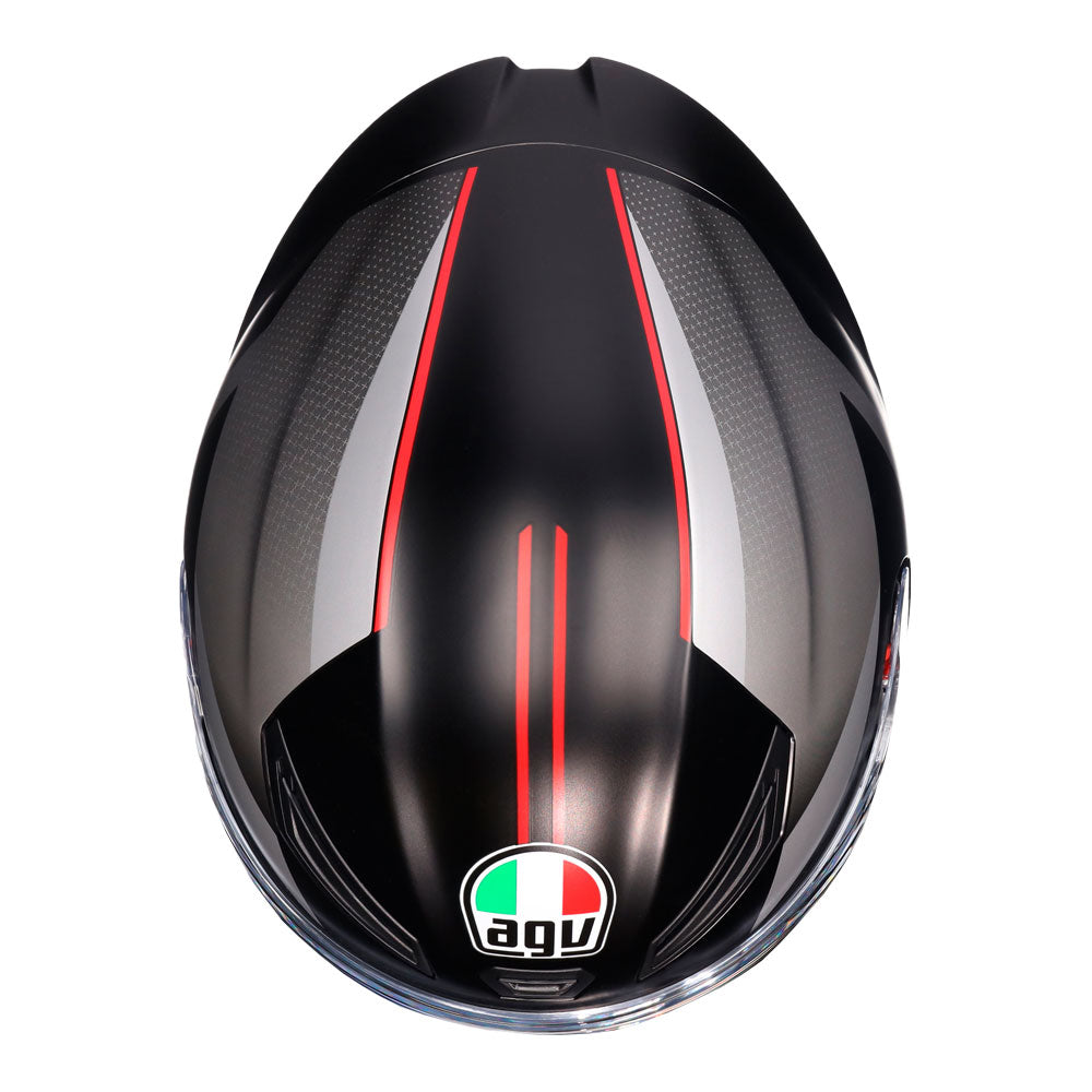 AGV K1 S Lap Matt Black/Grey/Red L