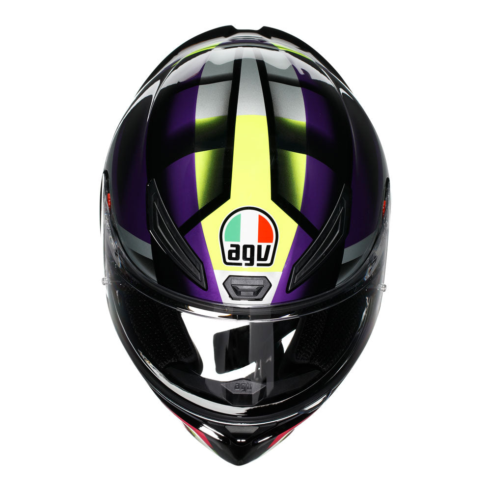 AGV K1 S Fastlap Black/Purple/Pink M