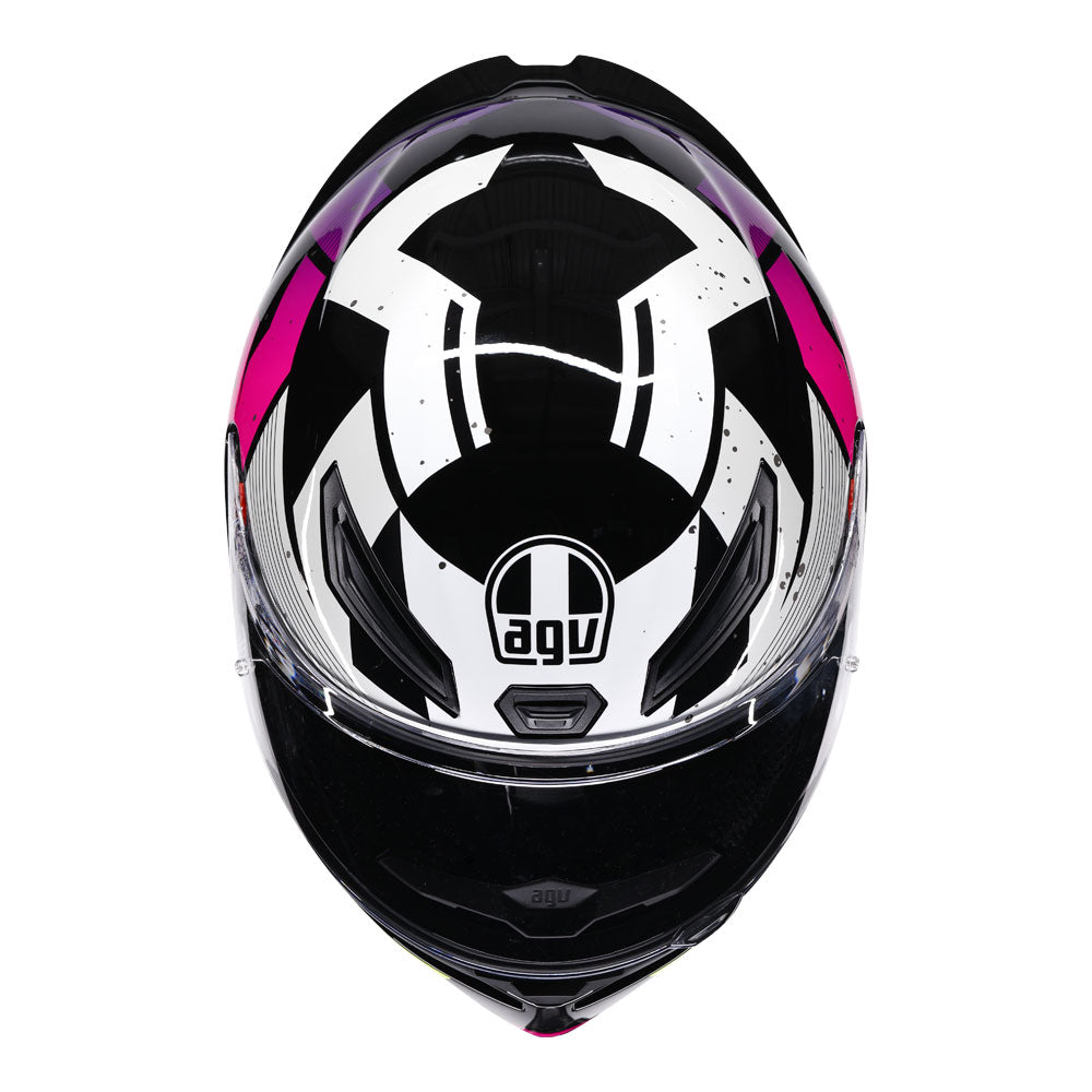 AGV K1 S Punkpulse Black/Purple/Lime XS
