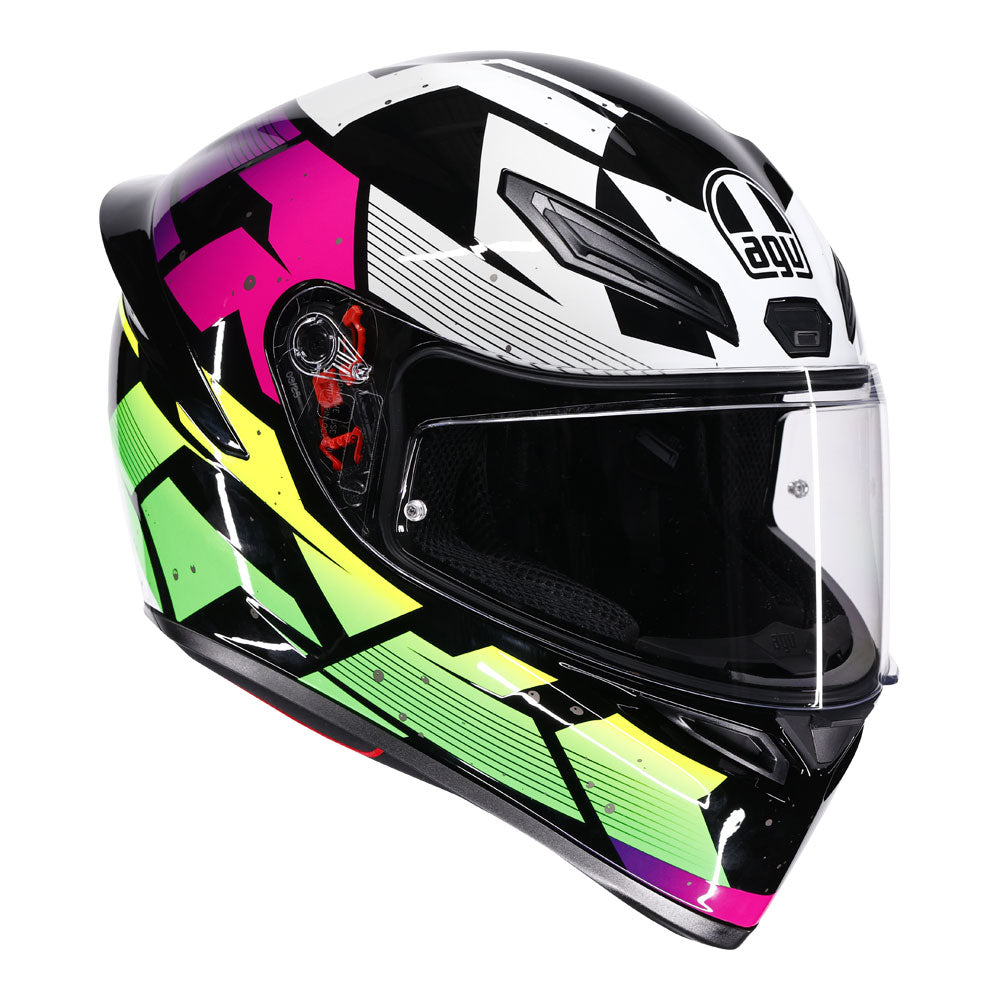 AGV K1 S Punkpulse Black/Purple/Lime 2XL