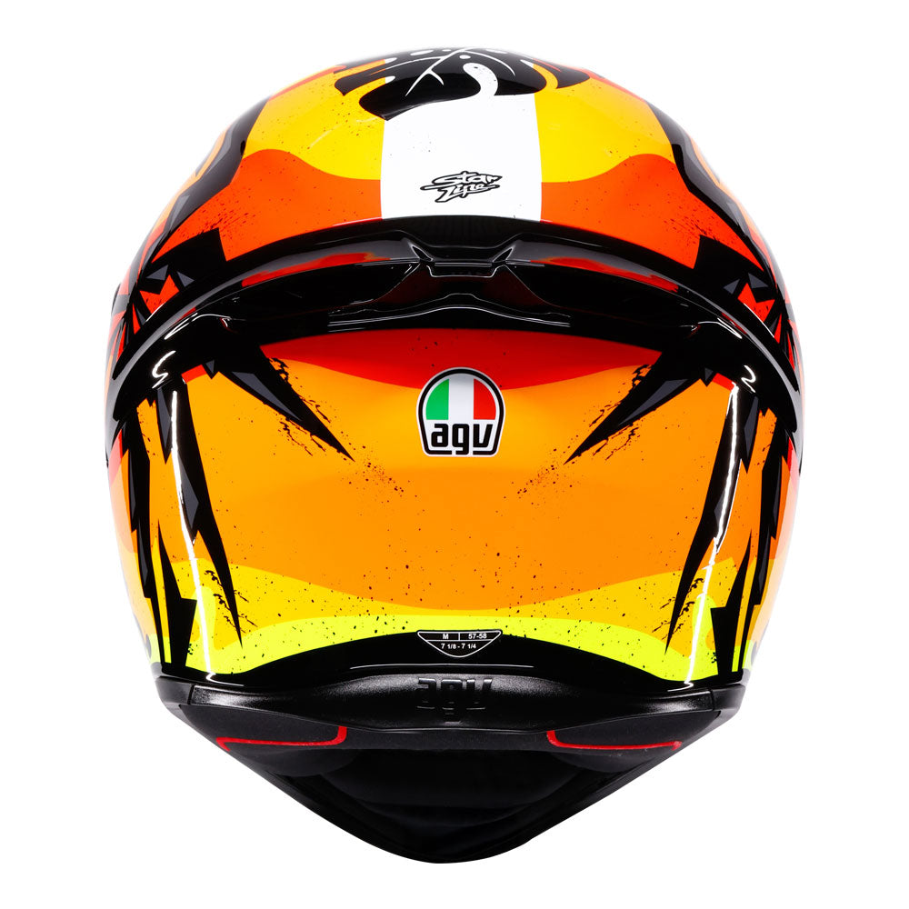 AGV K1 S Tropicrush Black/Orange M