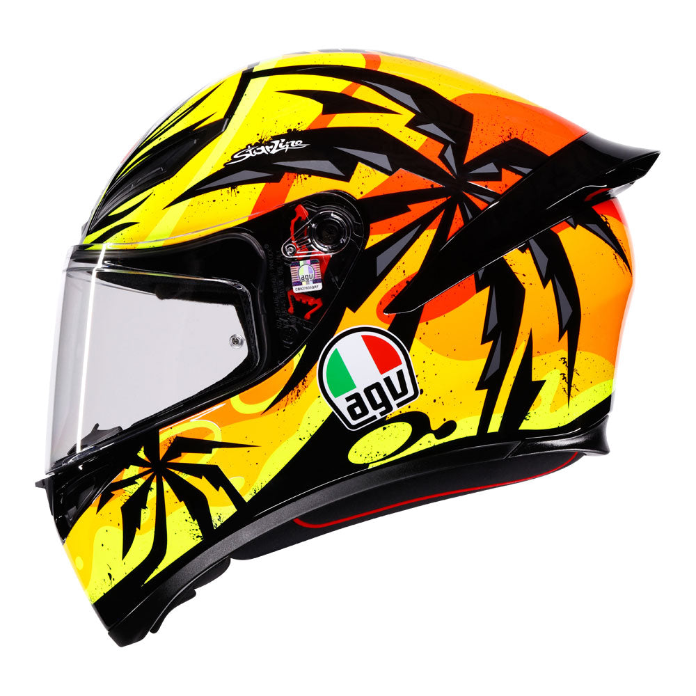 AGV K1 S Tropicrush Black/Orange L
