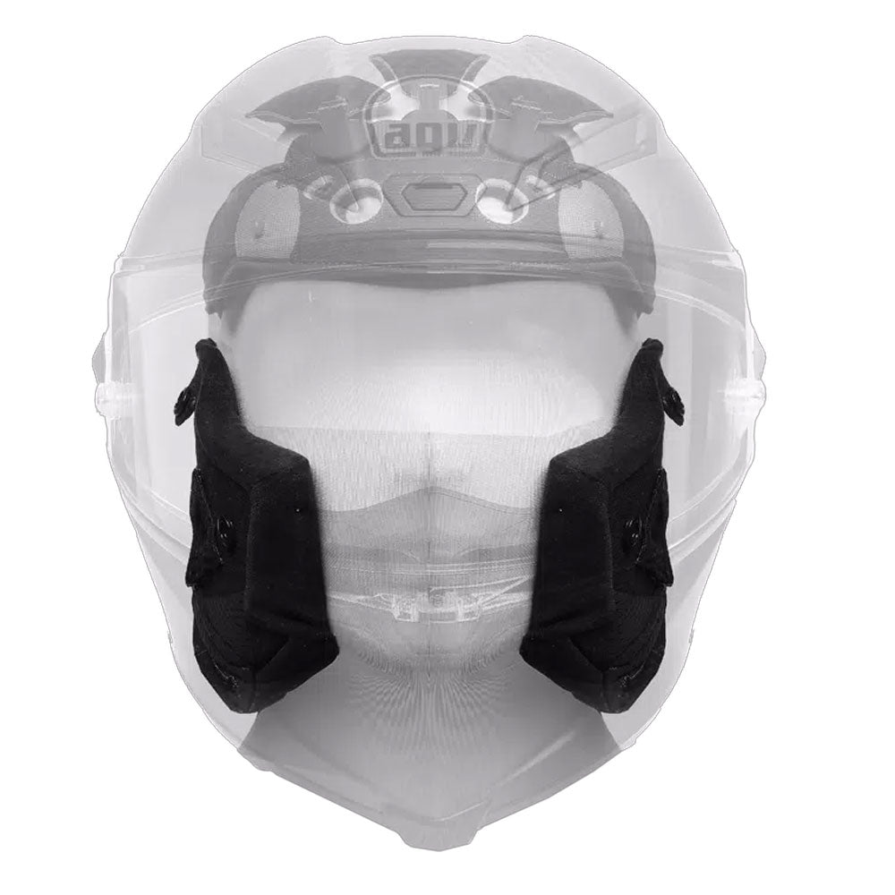 AGV Cheek Pads Pista GP RR Black/Red M