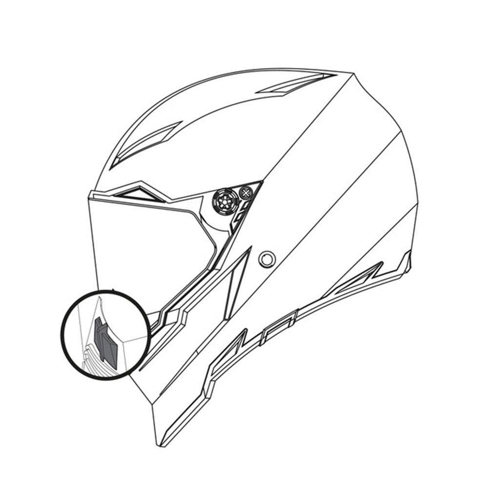 AGV Breath Deflector AX8*