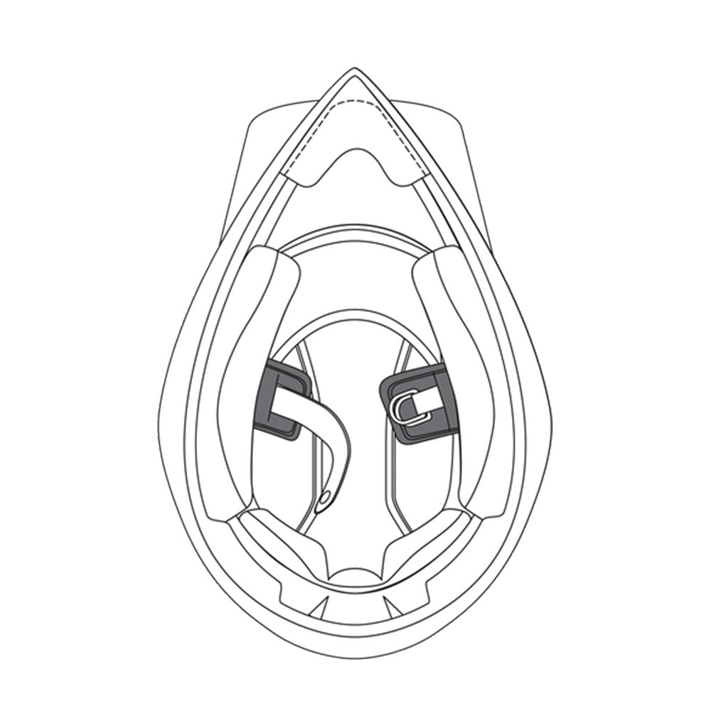 AGV Chinstrap Pads AX9 S-MS