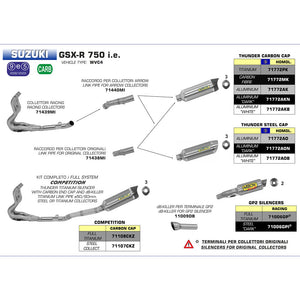 ARROW SUZ Link Pipe Stainless Steel