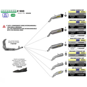 ARROW KAW Silencer GP2 Series Nichrom Dark with ST End Cap