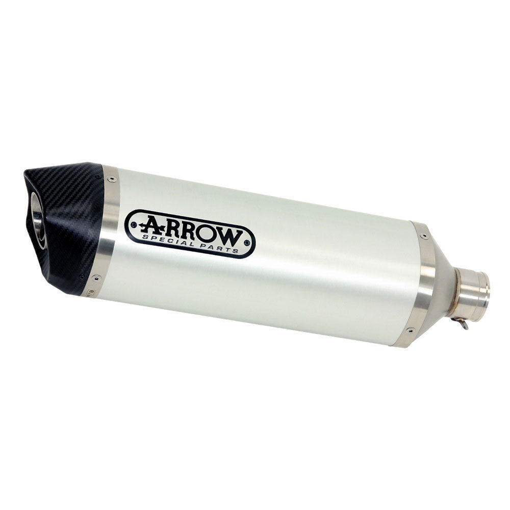 ARROW KAW Silencer Race-Tech Alu Silver with CF End Cap