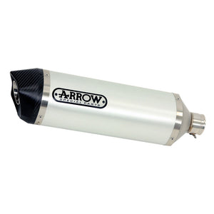 ARROW KTM Silencer Race-Tech Alu Silver with CF End Cap
