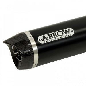ARROW KAW Silencer Indy Race Aluminium Black with CF End Cap