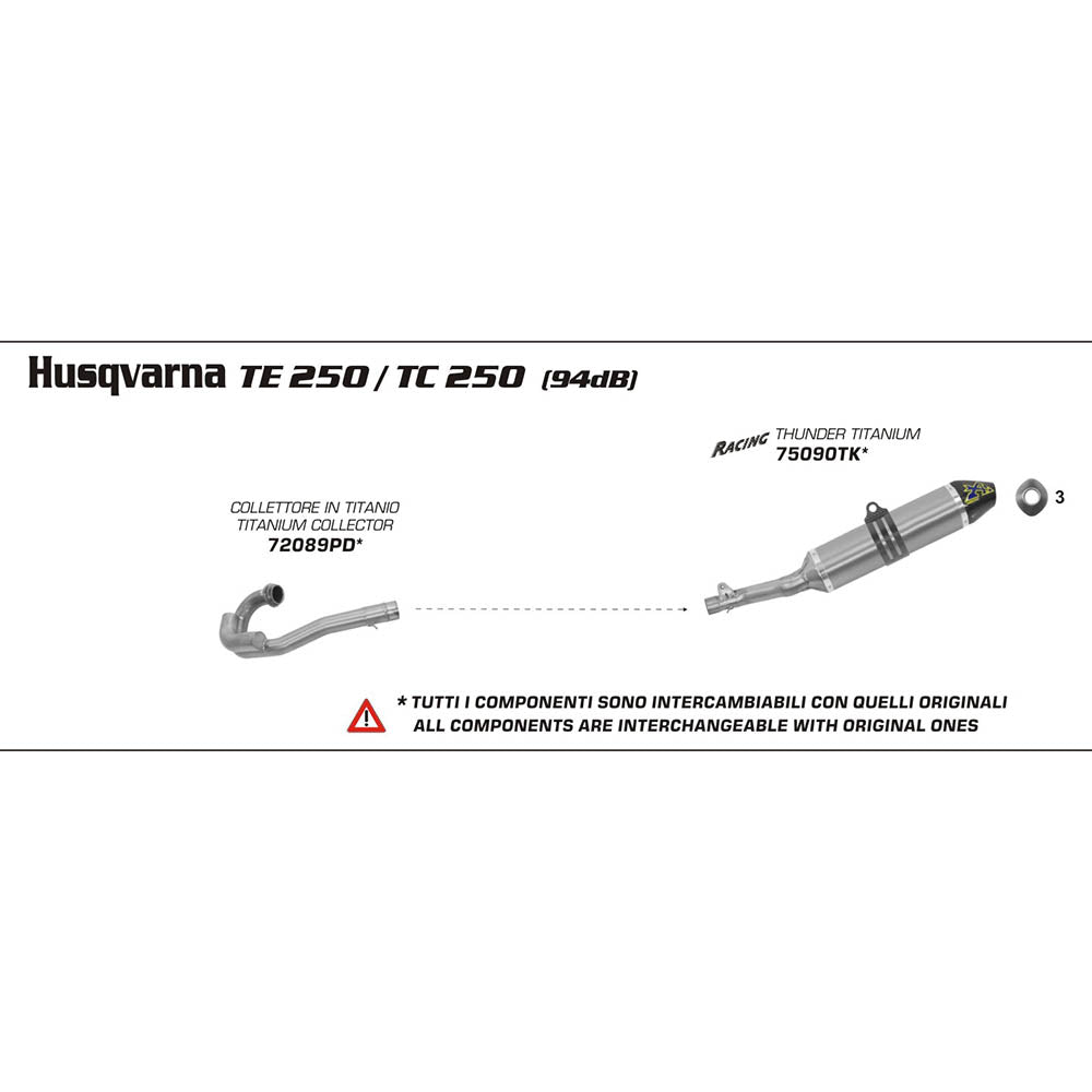 ARROW HUSQ Collector Racing Stainless Steel