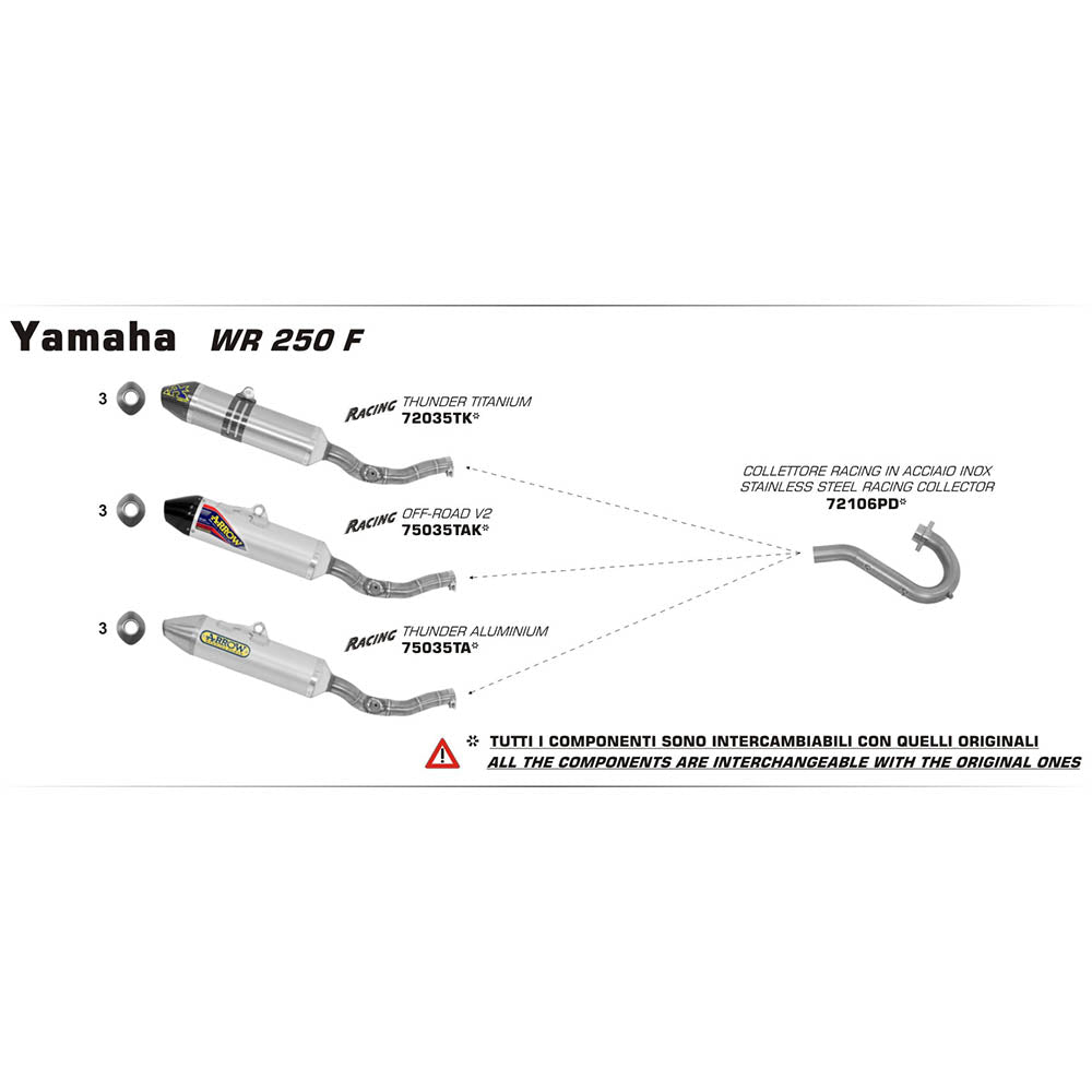 ARROW YAM Collector Racing Stainless Steel*