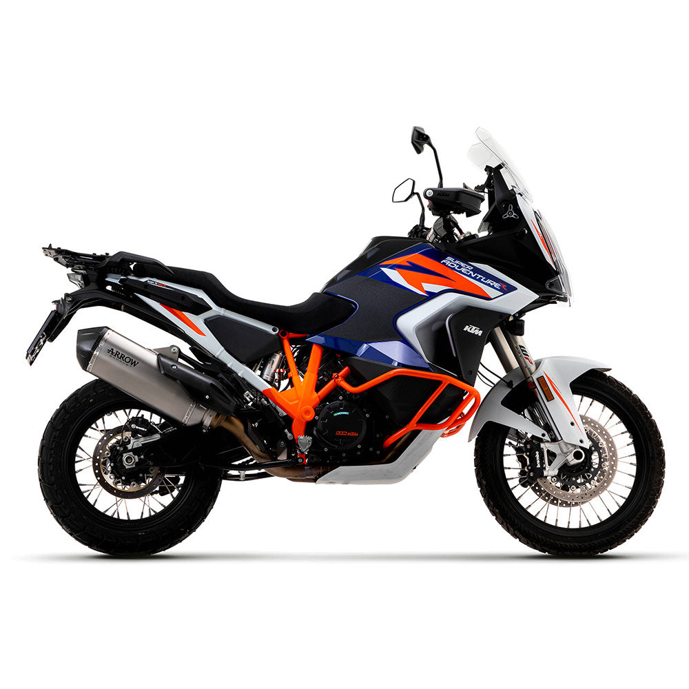 ARROW KTM Silencer Sonora Ti Matte Silver with CF End Cap