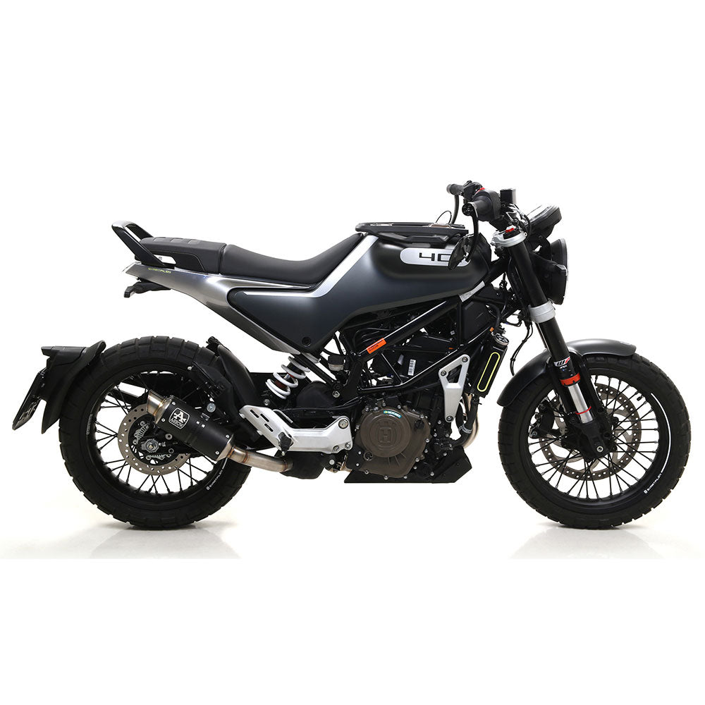 ARROW HUSQ Silencer GP2 Nichrom Dark with ST End Cap