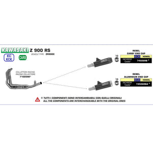 ARROW KAW Silencer Rebel Nichrom Dark with CF End Cap