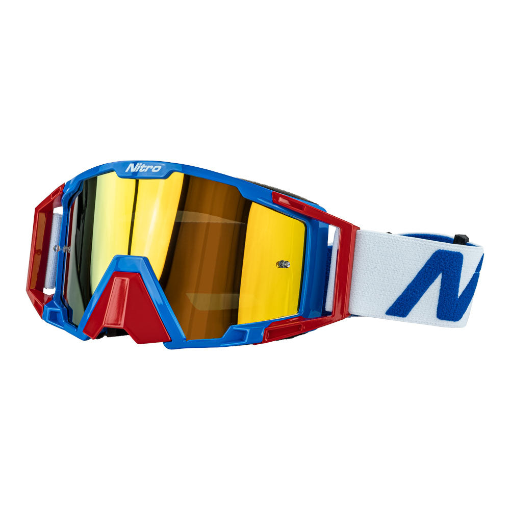 NITRO NV-100 MX Goggle Blue/Red/White*