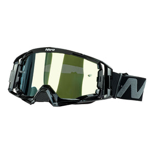 NITRO NV-150 MX Goggle Black Frame Gold Lens