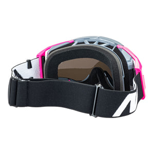 NITRO NV-150 MX Goggle Grey/Pink Frame Blue Lens