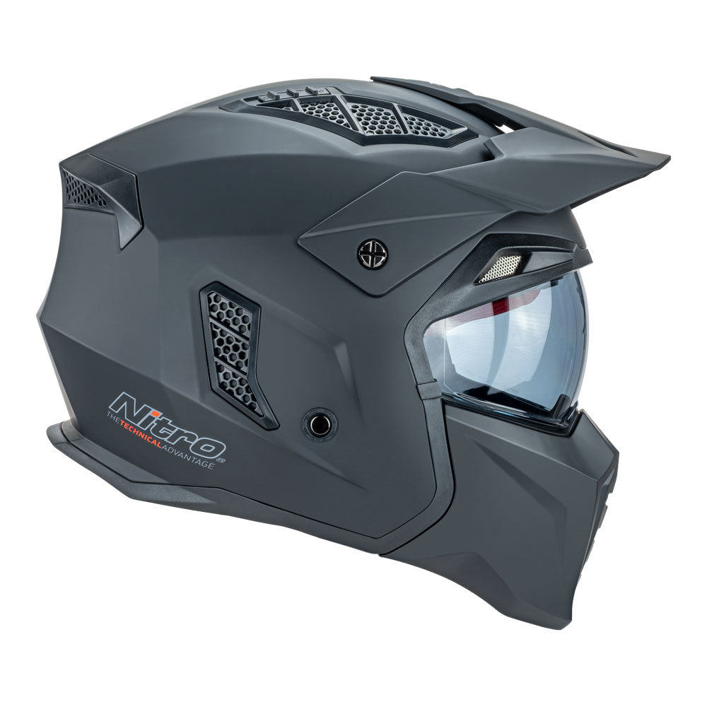 NITRO NZ302 Commando Matt Black 2XL