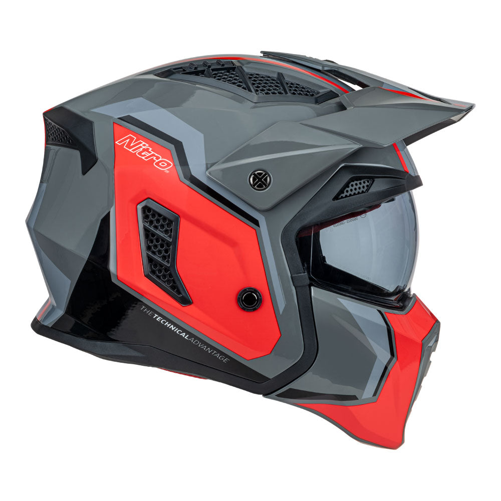 NITRO NZ302 Fighter Grey/Orange XL