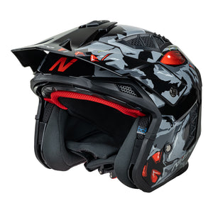 NITRO NZ302 Toxic Grey/Red L