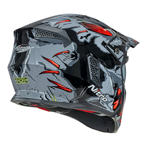 NITRO NZ302 Toxic Grey/Red XL