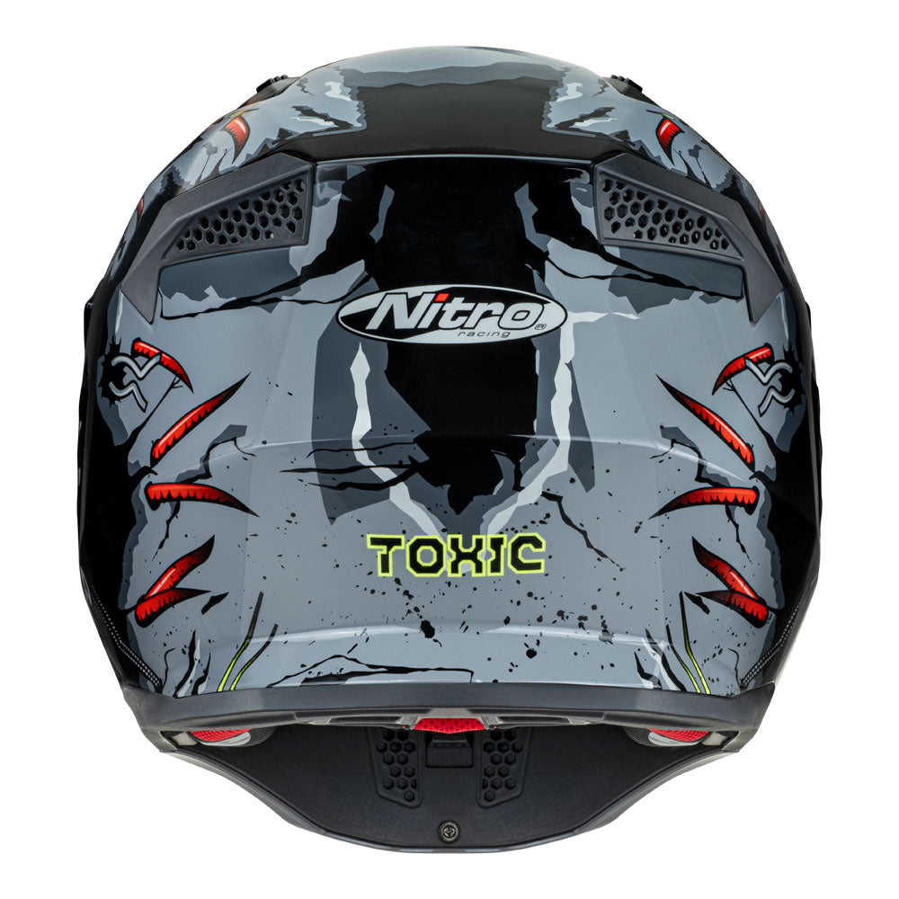 NITRO NZ302 Toxic Grey/Red XL