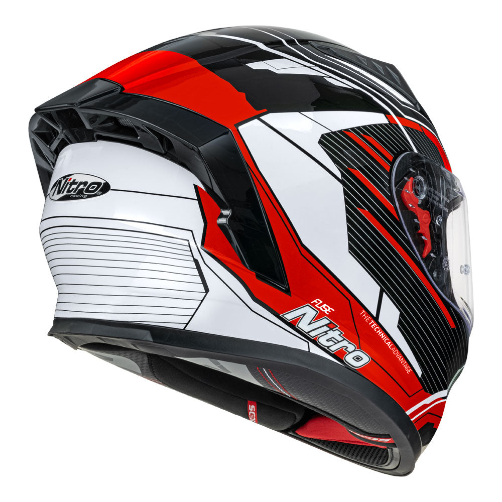 NITRO N501 Fuse Gloss Red/White/Black S