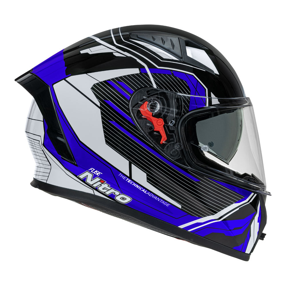NITRO N501 Fuse Gloss Blue/White/Black L