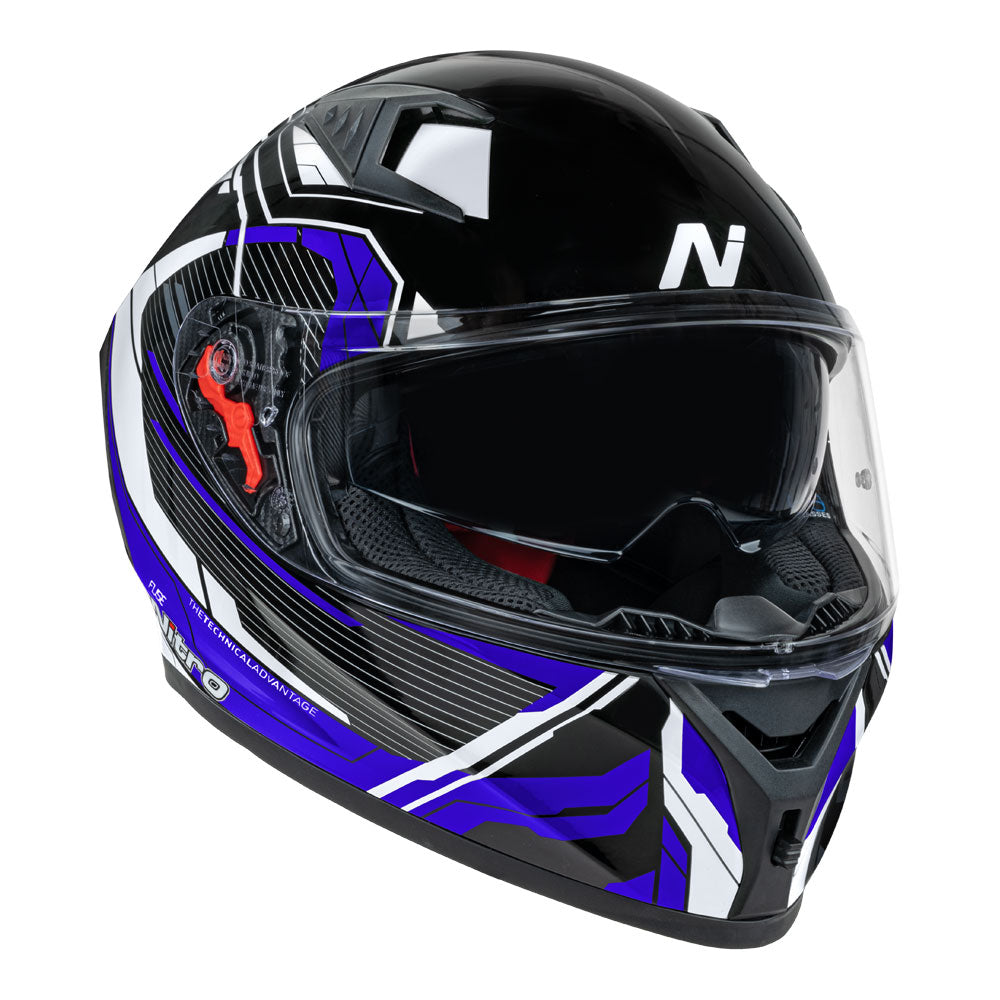 NITRO N501 Fuse Gloss Blue/White/Black L
