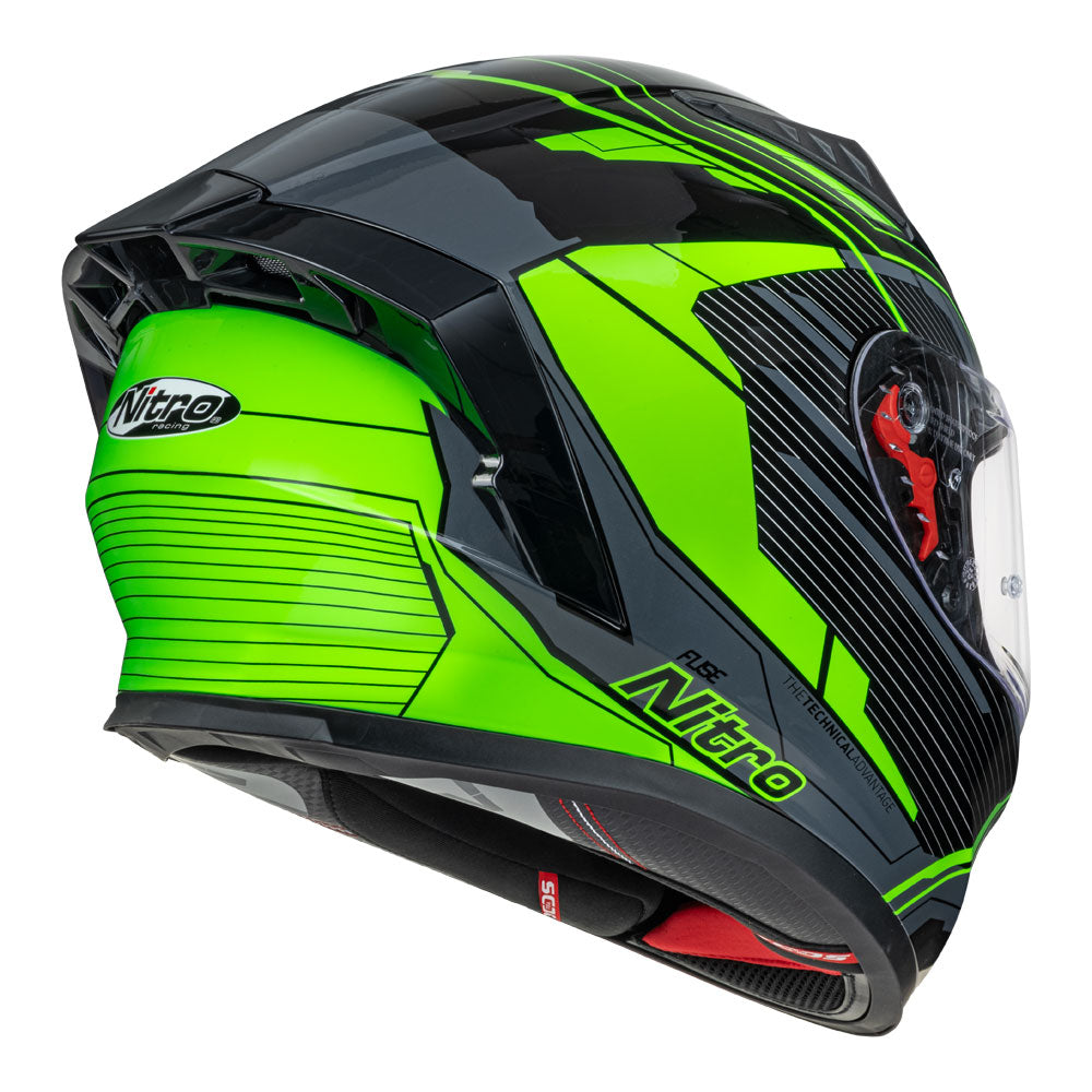 NITRO N501 Fuse Gloss Green/White/Black L