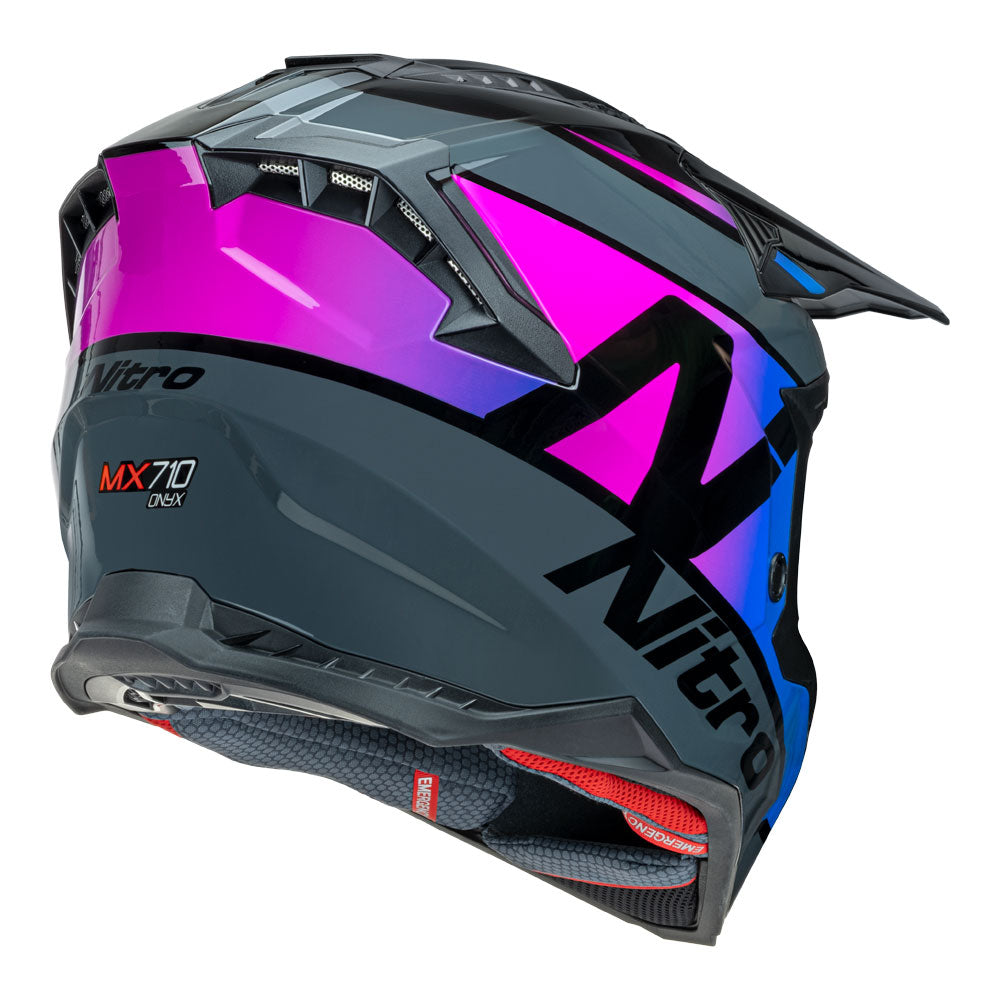 NITRO MX710 Onyx Purple/Pink M
