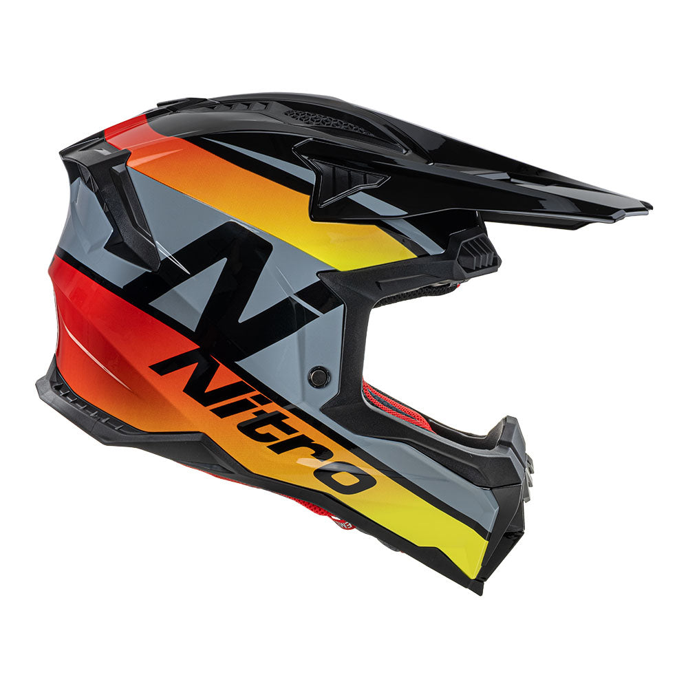 NITRO MX710 Onyx-Q2 Yellow/Red XS