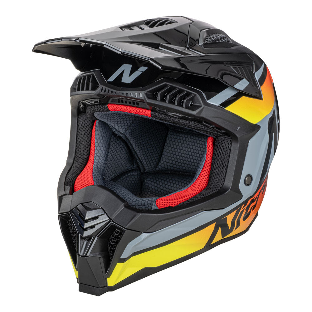 NITRO MX710 Onyx-Q2 Yellow/Red S