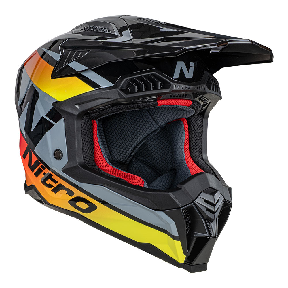 NITRO MX710 Onyx-Q2 Yellow/Red L