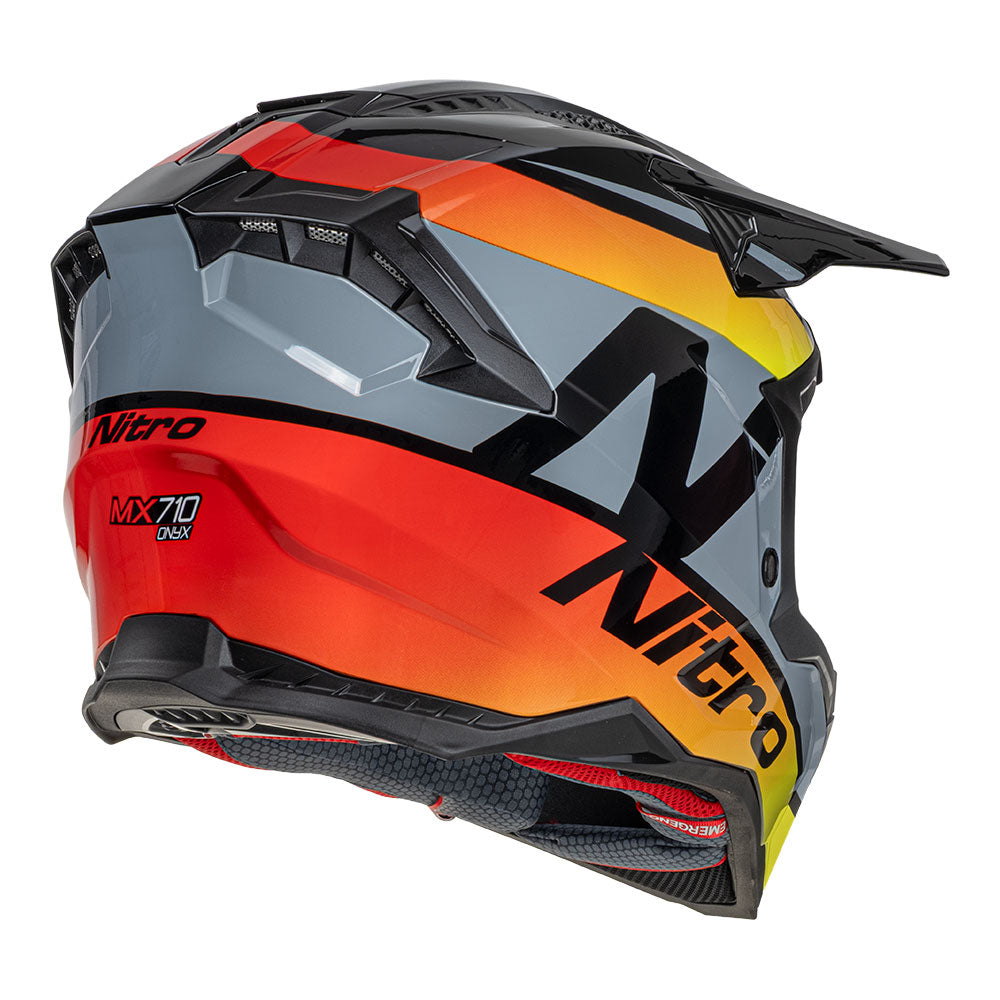 NITRO MX710 Onyx-Q2 Yellow/Red 2XL
