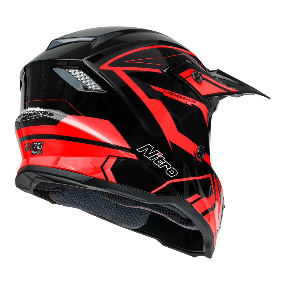 NITRO MX710 Youth Shard II Red/Black YL