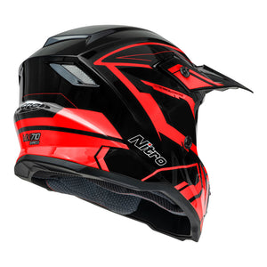 NITRO MX710 Youth Shard II Red/Black YL