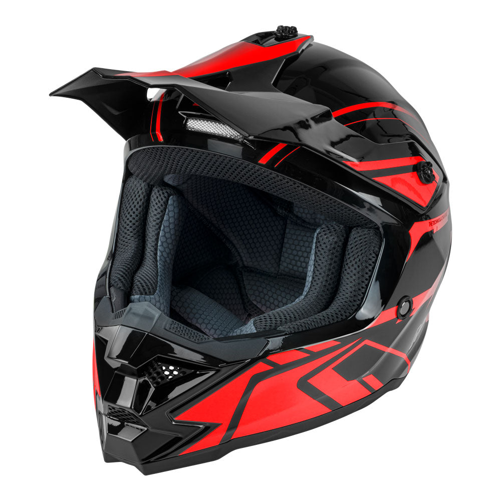 NITRO MX710 Youth Shard II Red/Black YL
