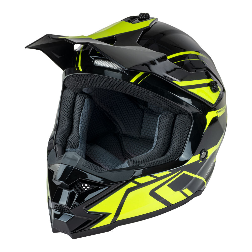 NITRO MX710 Youth Shard II Fluro Yellow/Black YS