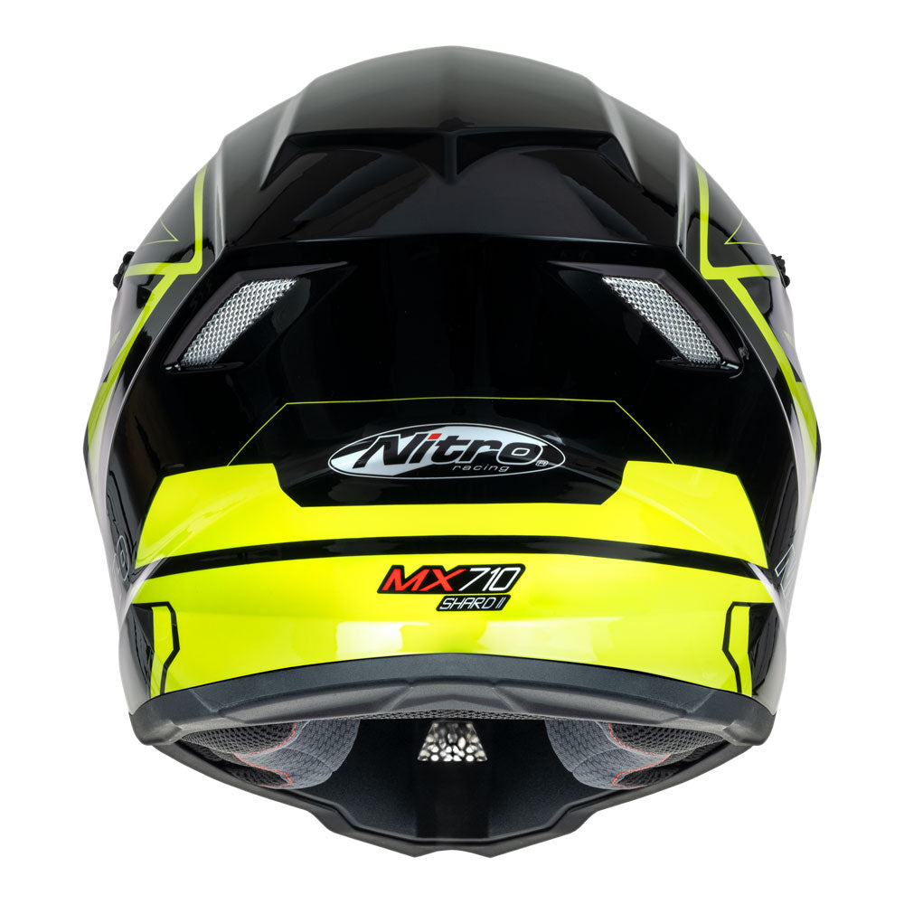 NITRO MX710 Youth Shard II Fluro Yellow/Black YM