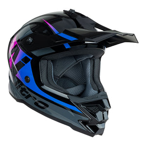 NITRO MX710 Youth Onyx Purple/Pink YM