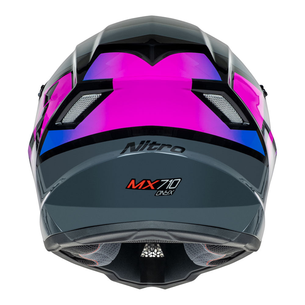 NITRO MX710 Youth Onyx Purple/Pink YM