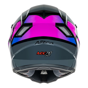 NITRO MX710 Youth Onyx Purple/Pink YM