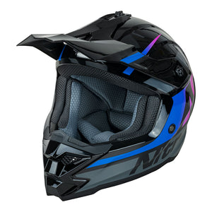 NITRO MX710 Youth Onyx Purple/Pink YM