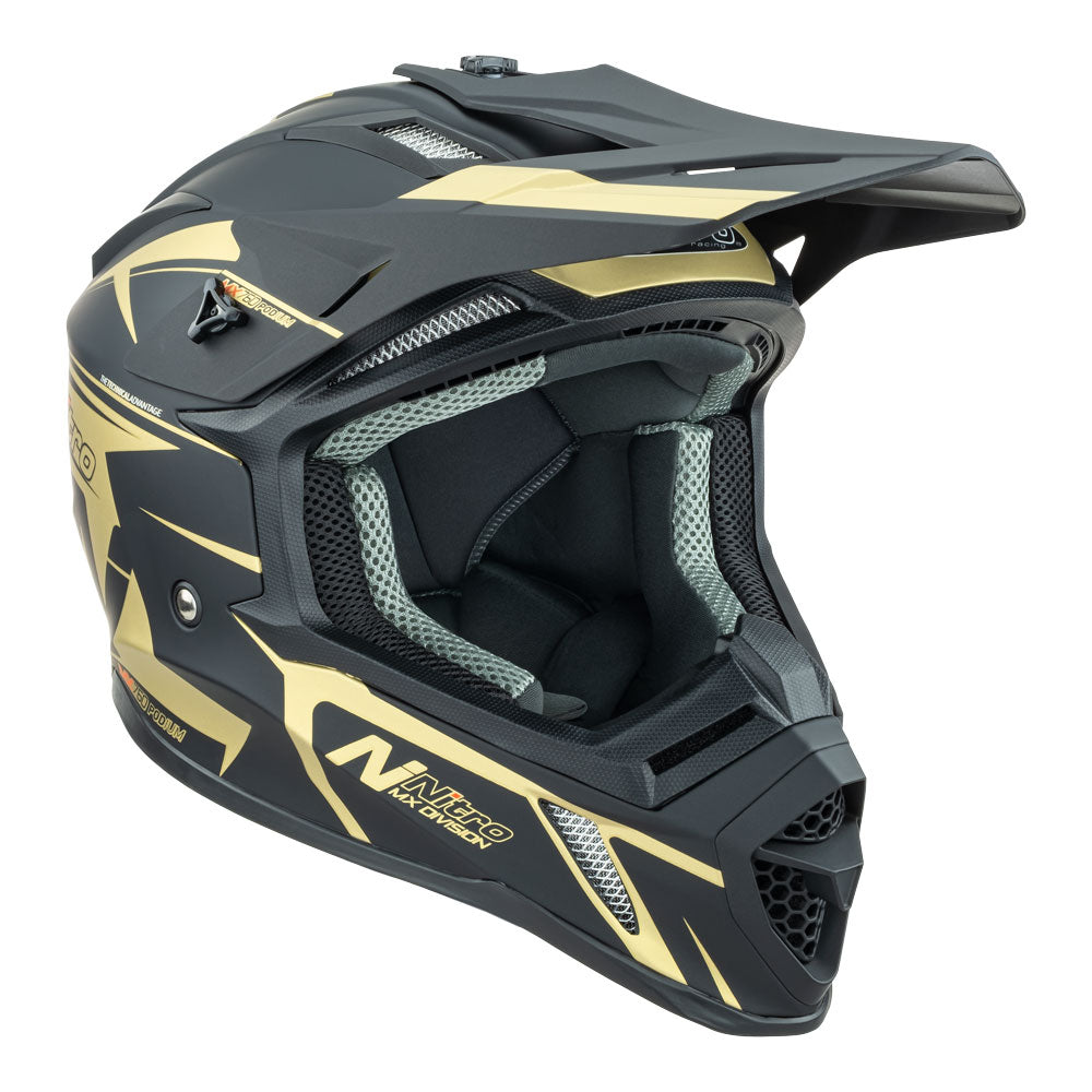 NITRO MX760 Satin Black/Gold S