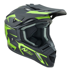 NITRO MX760 Satin Black/Fluro Green L