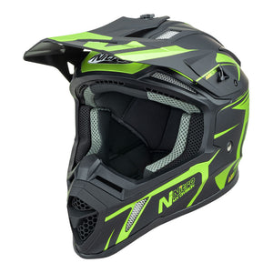 NITRO MX760 Satin Black/Fluro Green L